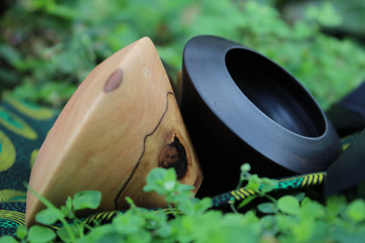 Cone wobble bowl.